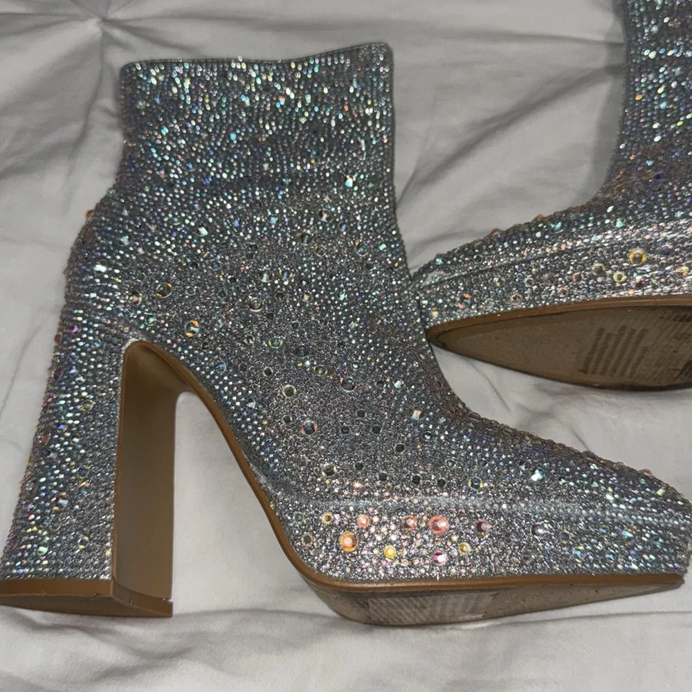 Forever Rhinestone Booties - Picture 5 of 9